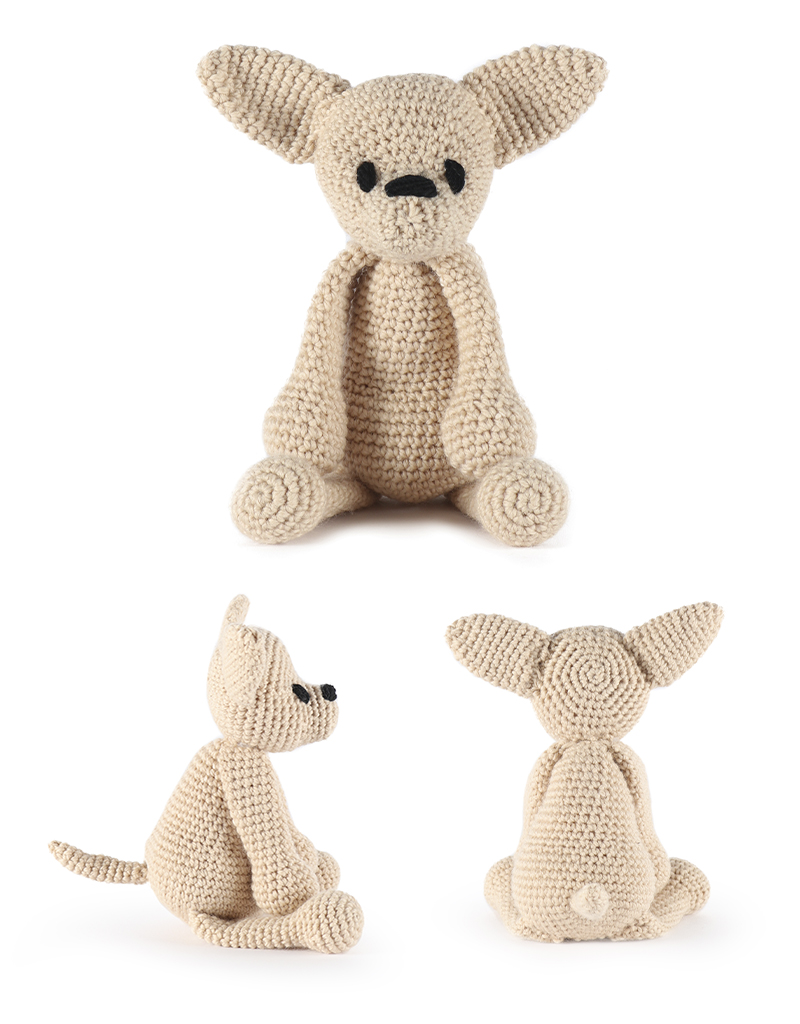 toft ed's animal Hilary the Short-Haired Chihuahua amigurumi crochet